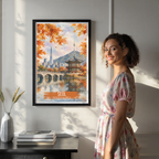 Seol - South Korea - Travel Poster Print Modern Style Wall Art