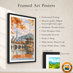 Seol - South Korea - Travel Poster Print Modern Style Wall Art