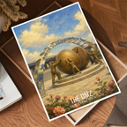 The DMZ - South Korea - Travel Poster Print Modern Style Wall Art