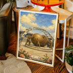 The DMZ - South Korea - Travel Poster Print Modern Style Wall Art
