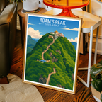 Adam's Peak - Sri Lanka - Travel Poster Print Modern Style Wall Art - Art Print - Travel Art Poster