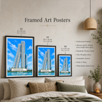 Altair - Sri Lanka - Travel Poster Print Modern Style Wall Art - Art Print - Travel Art Poster