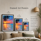 Arugam Bay - Sri Lanka - Travel Poster Print Modern Style Wall Art - Art Print - Travel Art Poster