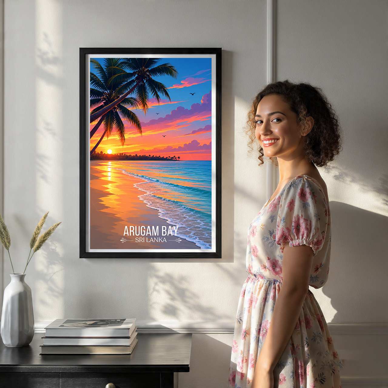 Arugam Bay - Sri Lanka - Travel Poster Print Modern Style Wall Art - Art Print - Travel Art Poster