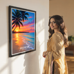 Arugam Bay - Sri Lanka - Travel Poster Print Modern Style Wall Art - Art Print - Travel Art Poster