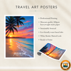 Arugam Bay - Sri Lanka - Travel Poster Print Modern Style Wall Art - Art Print - Travel Art Poster