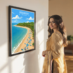 Arugam Bay - Sri Lanka - Travel Poster Print Modern Style Wall Art - Art Print - Travel Art Poster