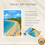 Arugam Bay - Sri Lanka - Travel Poster Print Modern Style Wall Art - Art Print - Travel Art Poster
