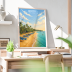 Bentota - Sri Lanka - Travel Poster Print Modern Style Wall Art - Art Print - Travel Art Poster