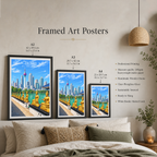 Colombo - Sri Lanka - Travel Poster Print Modern Style Wall Art - Art Print - Travel Art Poster