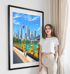 Colombo - Sri Lanka - Travel Poster Print Modern Style Wall Art - Art Print - Travel Art Poster