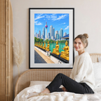 Colombo - Sri Lanka - Travel Poster Print Modern Style Wall Art - Art Print - Travel Art Poster