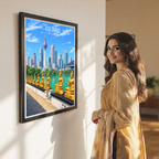 Colombo - Sri Lanka - Travel Poster Print Modern Style Wall Art - Art Print - Travel Art Poster