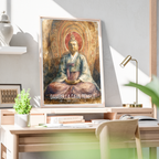 Dambulla Cave Temple - Sri Lanka - Travel Poster Print Modern Style Wall Art - Art Print - Travel Art Poster