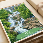 Ella - Sri Lanka - Travel Poster Print Modern Style Wall Art - Art Print - Travel Art Poster