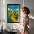 Galle Fort - Sri Lanka - Travel Poster Print Modern Style Wall Art - Art Print - Travel Art Poster