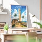 Galle Fort - Sri Lanka - Travel Poster Print Modern Style Wall Art - Art Print - Travel Art Poster
