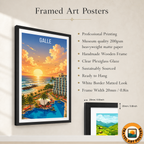 Galle - Sri Lanka - Travel Poster Print Modern Style Wall Art - Art Print - Travel Art Poster