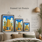 Jaffna - Sri Lanka - Travel Poster Print Modern Style Wall Art - Art Print - Travel Art Poster
