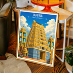 Jaffna - Sri Lanka - Travel Poster Print Modern Style Wall Art - Art Print - Travel Art Poster