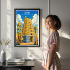Jaffna - Sri Lanka - Travel Poster Print Modern Style Wall Art - Art Print - Travel Art Poster