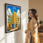 Jaffna - Sri Lanka - Travel Poster Print Modern Style Wall Art - Art Print - Travel Art Poster