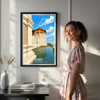Kandy - Sri Lanka - Travel Poster Print Modern Style Wall Art - Art Print - Travel Art Poster