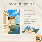 Kandy - Sri Lanka - Travel Poster Print Modern Style Wall Art - Art Print - Travel Art Poster