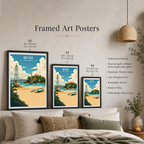 Matara - Sri Lanka - Travel Poster Print Modern Style Wall Art - Art Print - Travel Art Poster
