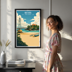 Matara - Sri Lanka - Travel Poster Print Modern Style Wall Art - Art Print - Travel Art Poster