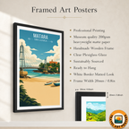 Matara - Sri Lanka - Travel Poster Print Modern Style Wall Art - Art Print - Travel Art Poster