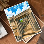 Nalanda Gedige - Sri Lanka - Travel Poster Print Modern Style Wall Art - Art Print - Travel Art Poster