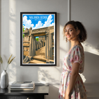 Nalanda Gedige - Sri Lanka - Travel Poster Print Modern Style Wall Art - Art Print - Travel Art Poster