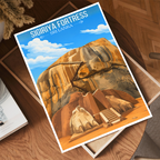 Sigiriya Fortress - Sri Lanka - Travel Poster Print Modern Style Wall Art - Art Print - Travel Art Poster