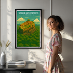 Sigiriya Rock Fortress - Sri Lanka - Travel Poster Print Modern Style Wall Art - Art Print - Travel Art Poster
