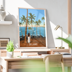 Sri Lanka - Travel Poster Print Modern Style Wall Art - Art Print - Travel Art Poster