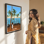 Sri Lanka - Travel Poster Print Modern Style Wall Art - Art Print - Travel Art Poster