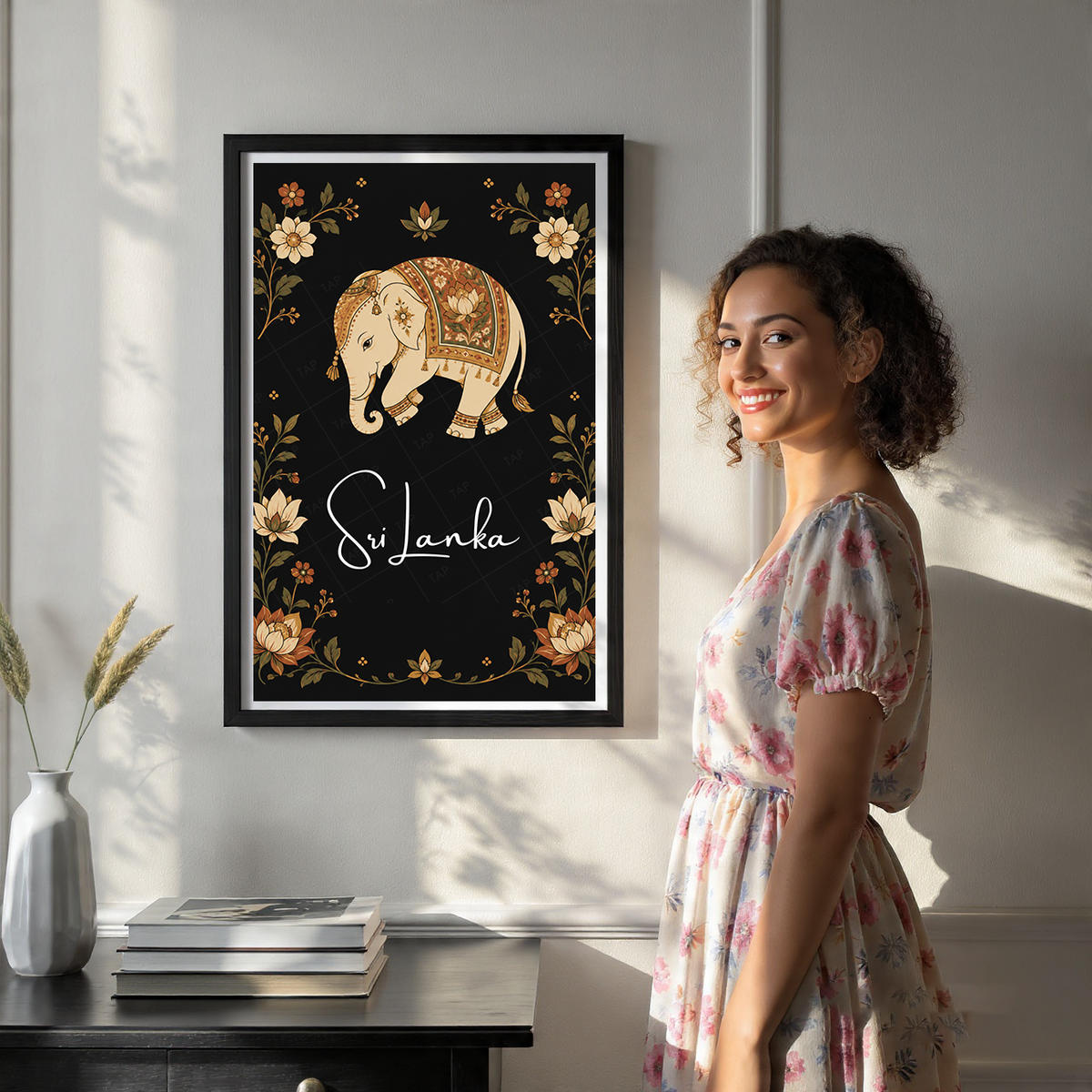 Sri Lanka - Travel Poster Print Modern Style Wall Art