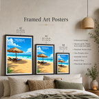 Trincomalee - Sri Lanka - Travel Poster Print Modern Style Wall Art