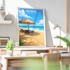 Trincomalee - Sri Lanka - Travel Poster Print Modern Style Wall Art