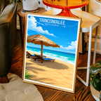 Trincomalee - Sri Lanka - Travel Poster Print Modern Style Wall Art