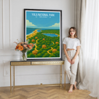 Yala National Park - Sri Lanka - Travel Poster Print Modern Style Wall Art