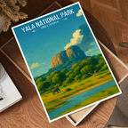 Yala National Park - Sri Lanka - Travel Poster Print Modern Style Wall Art