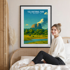 Yala National Park - Sri Lanka - Travel Poster Print Modern Style Wall Art