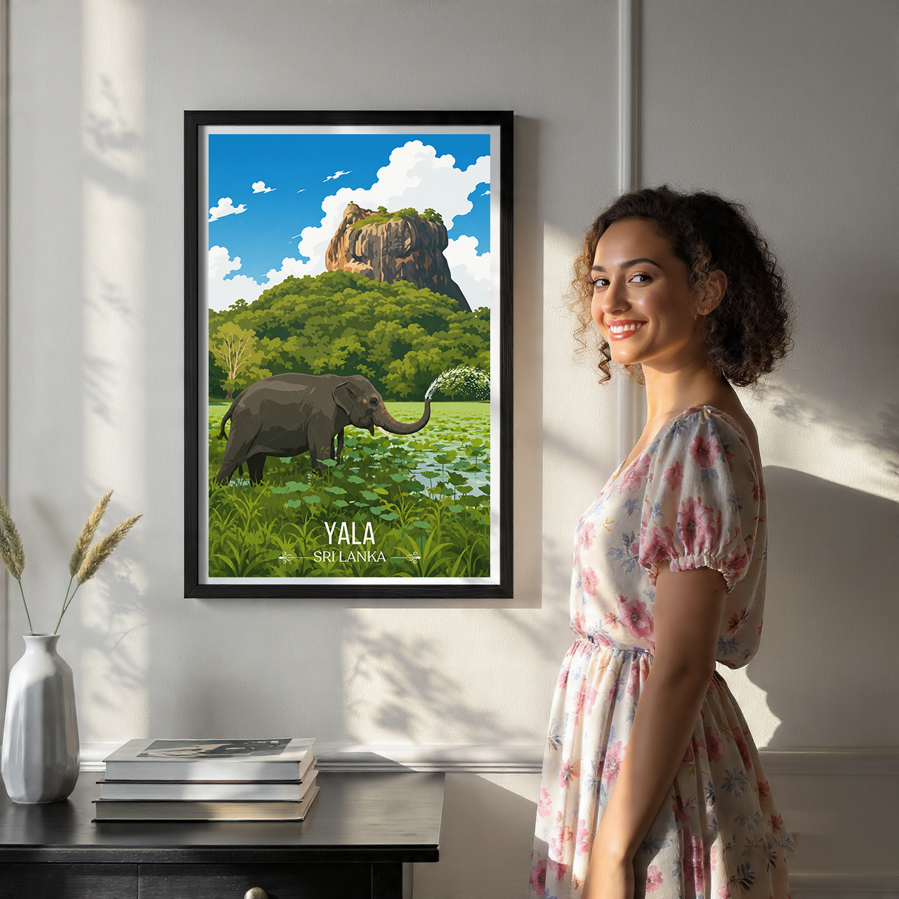 Yala - Sri Lanka - Travel Poster Print Modern Style Wall Art