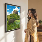 Yala - Sri Lanka - Travel Poster Print Modern Style Wall Art