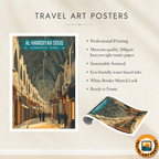 Al-Hamidiyah - Syria - Travel Poster Print Modern Style Wall Art