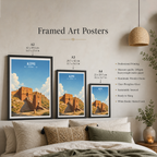 Aleppo - Syria - Travel Poster Print Modern Style Wall Art