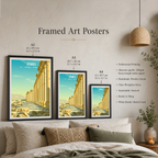 Apamea - Syria - Travel Poster Print Modern Style Wall Art