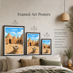 Ar Raqqah - Syria - Travel Poster Print Modern Style Wall Art